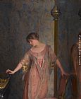 William McGregor Paxton Rose and Blue painting